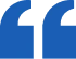 Blue quotation mark on a black background.